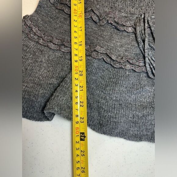 Anthropologie Vintage Knitted & Knotted Wool Office Siren Whimsygoth Turtleneck - Picture 15 of 15
